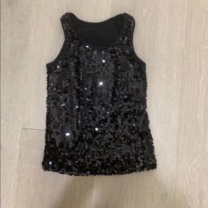 Black Sparkly Dance Top